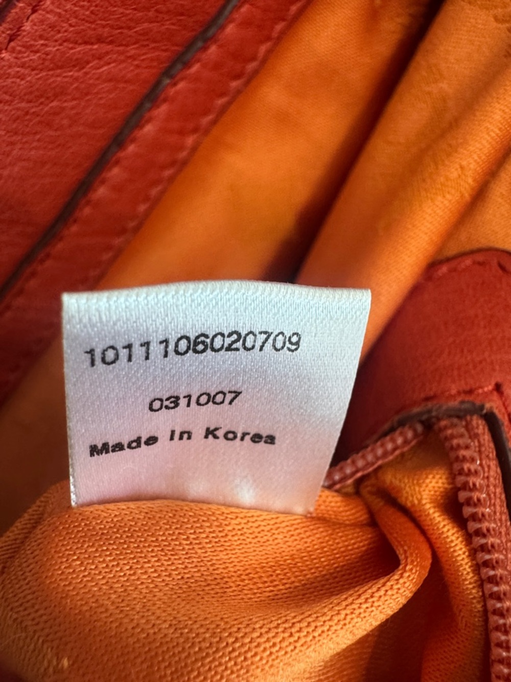 MCM orange Leather Shoulder Tote with Top Handles - Picture 12 of 14
